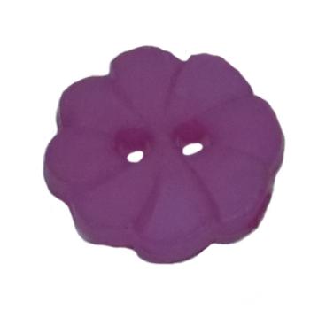 Bouton enfant en forme de fleur violet 12 mm 0,47 inch